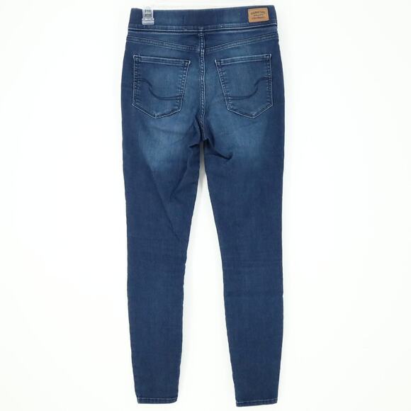 Levis Signature Jeans Womens 2 Pull On Super Skinny Shaping Blue Stretch Denim - Picture 2 of 12